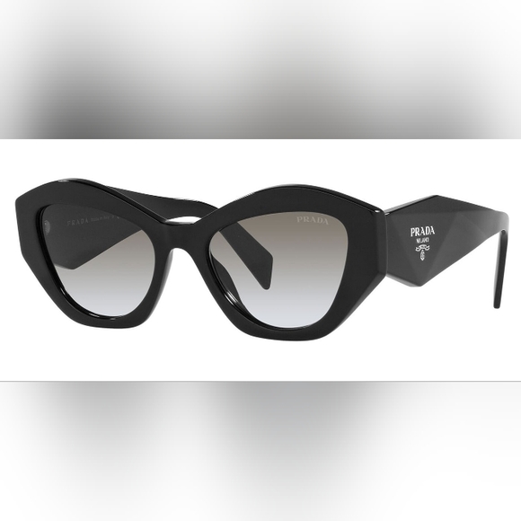 NEW PRADA PR07YS BLACK WOMEN'S SUNGLASSES PR 07YS 1AB0A7  PRADA EYEWEAR SPR 07Y - Picture 5 of 9